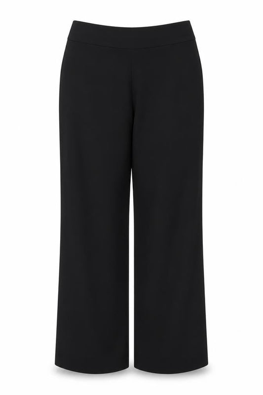 Womens UK Size 16 BHS Regular Fit Dress Pants Black Trousers
