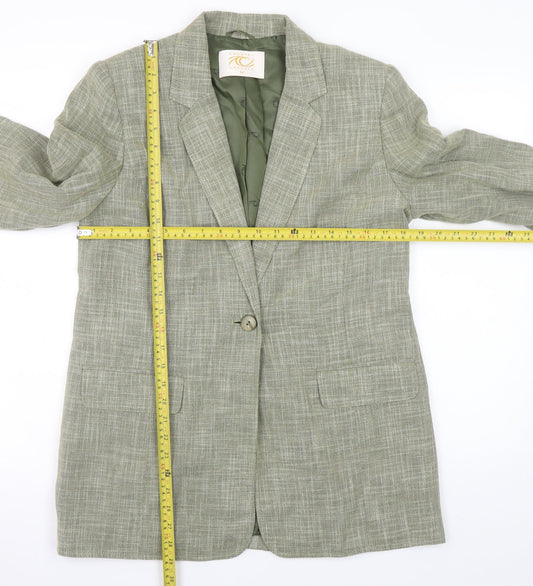 Womens UK Size 12 Country Casuals Regular Green Blazer