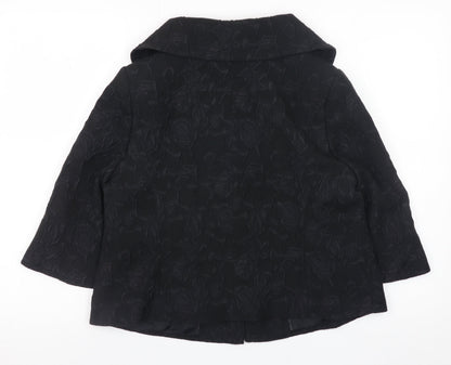 Womens UK Size 14 Wallis Black Basic Jacket