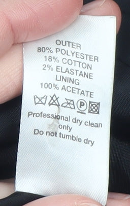 Womens UK Size 14 Wallis Black Basic Jacket