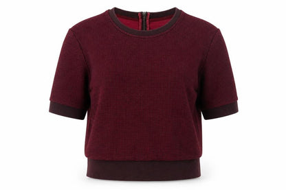 Womens UK Size M Padini Red Cropped T-Shirt