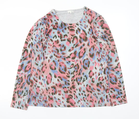 Womens UK Size L Forever One Multicoloured Basic T-Shirt