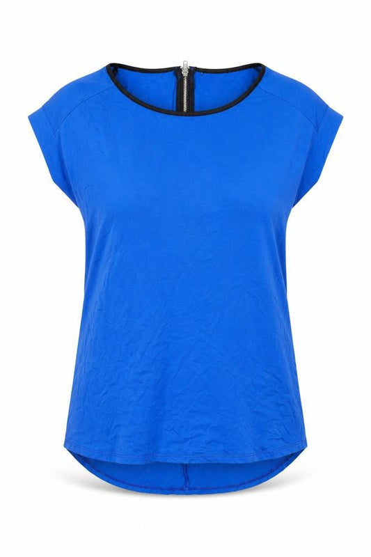 Womens UK Size 12 Dorothy Perkins Blue Basic Blouse