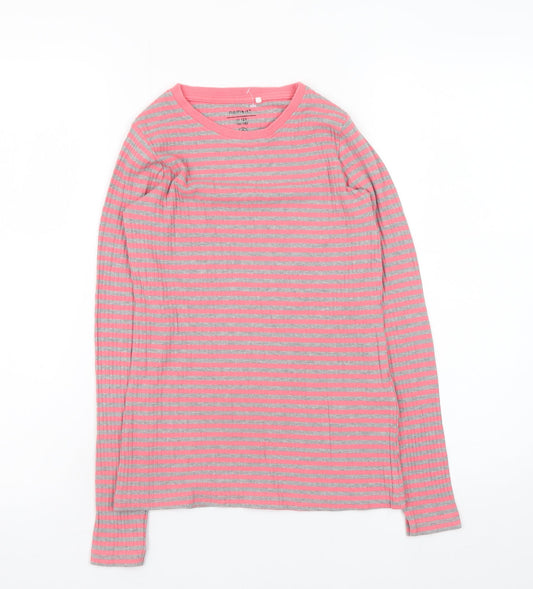 Girls UK Size 11-12 Years name it Pink Basic T-Shirt
