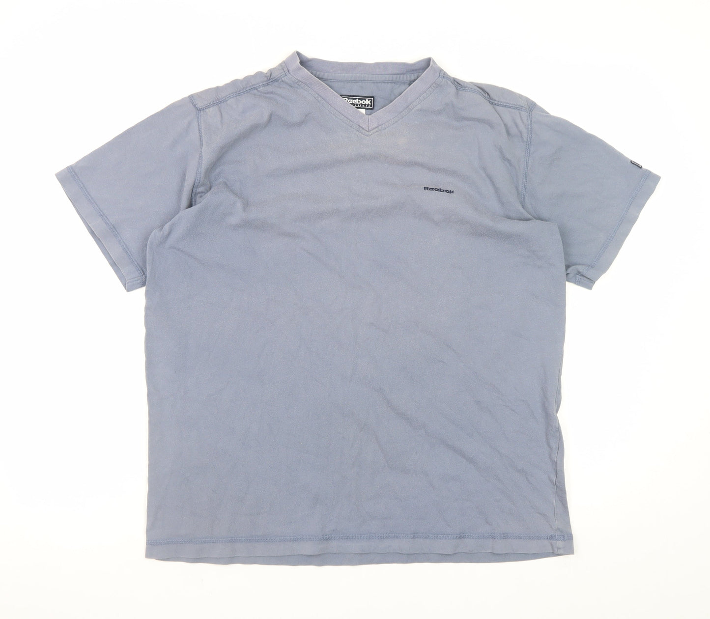 Mens UK Size L Reebok Blue  T-Shirt