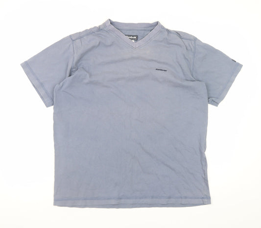Mens UK Size L Reebok Blue  T-Shirt