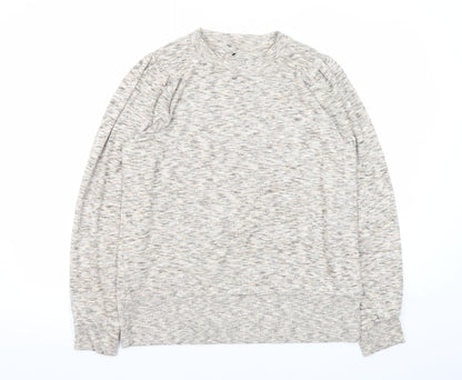 Mens UK Size L NEXT Beige Pullover Sweatshirt