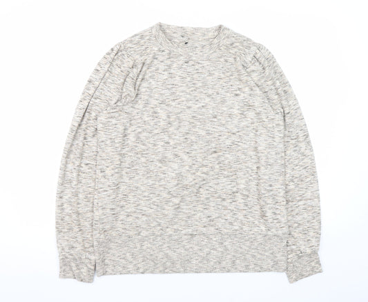 Mens UK Size L NEXT Beige Pullover Sweatshirt