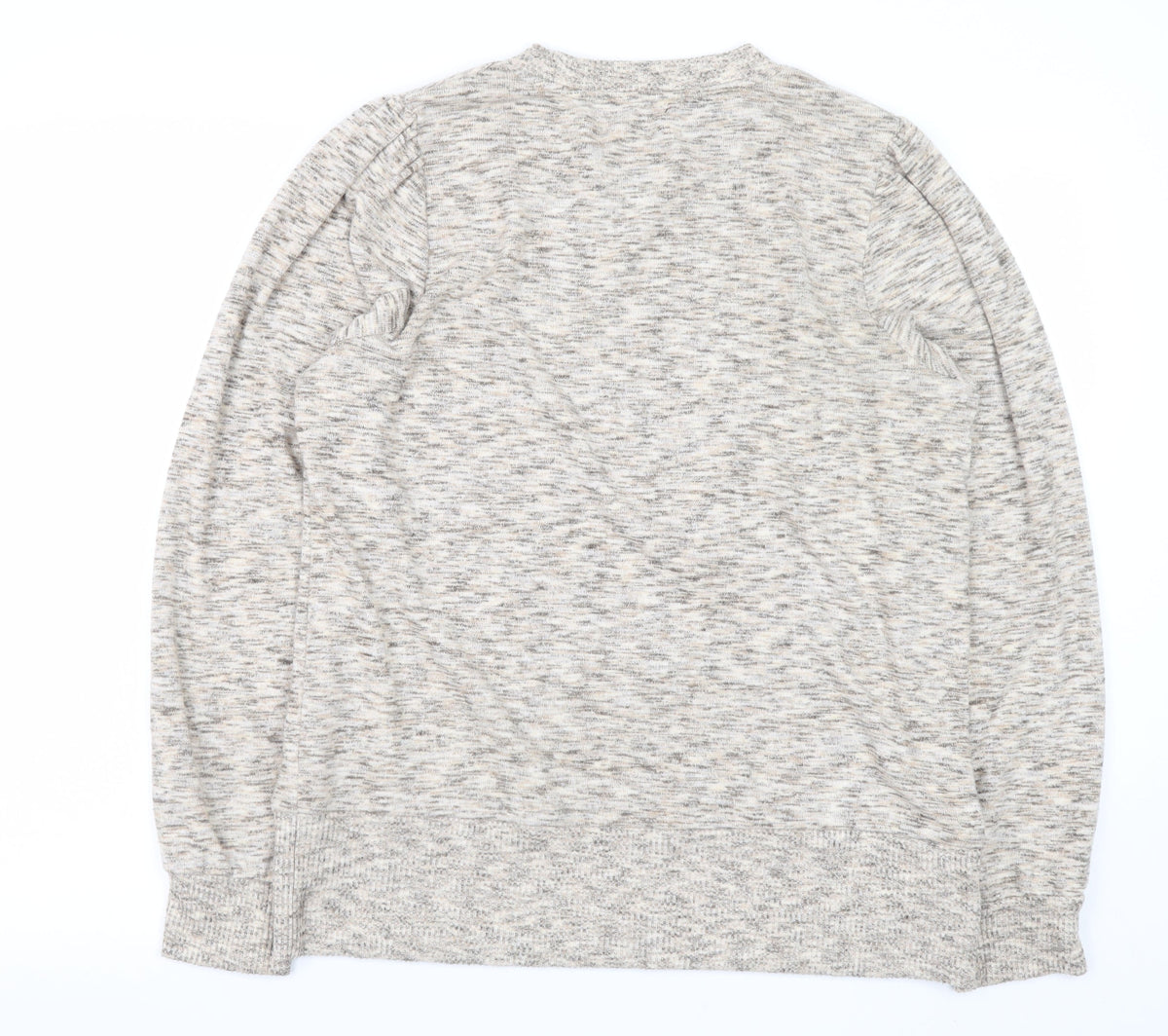Mens UK Size L NEXT Beige Pullover Sweatshirt