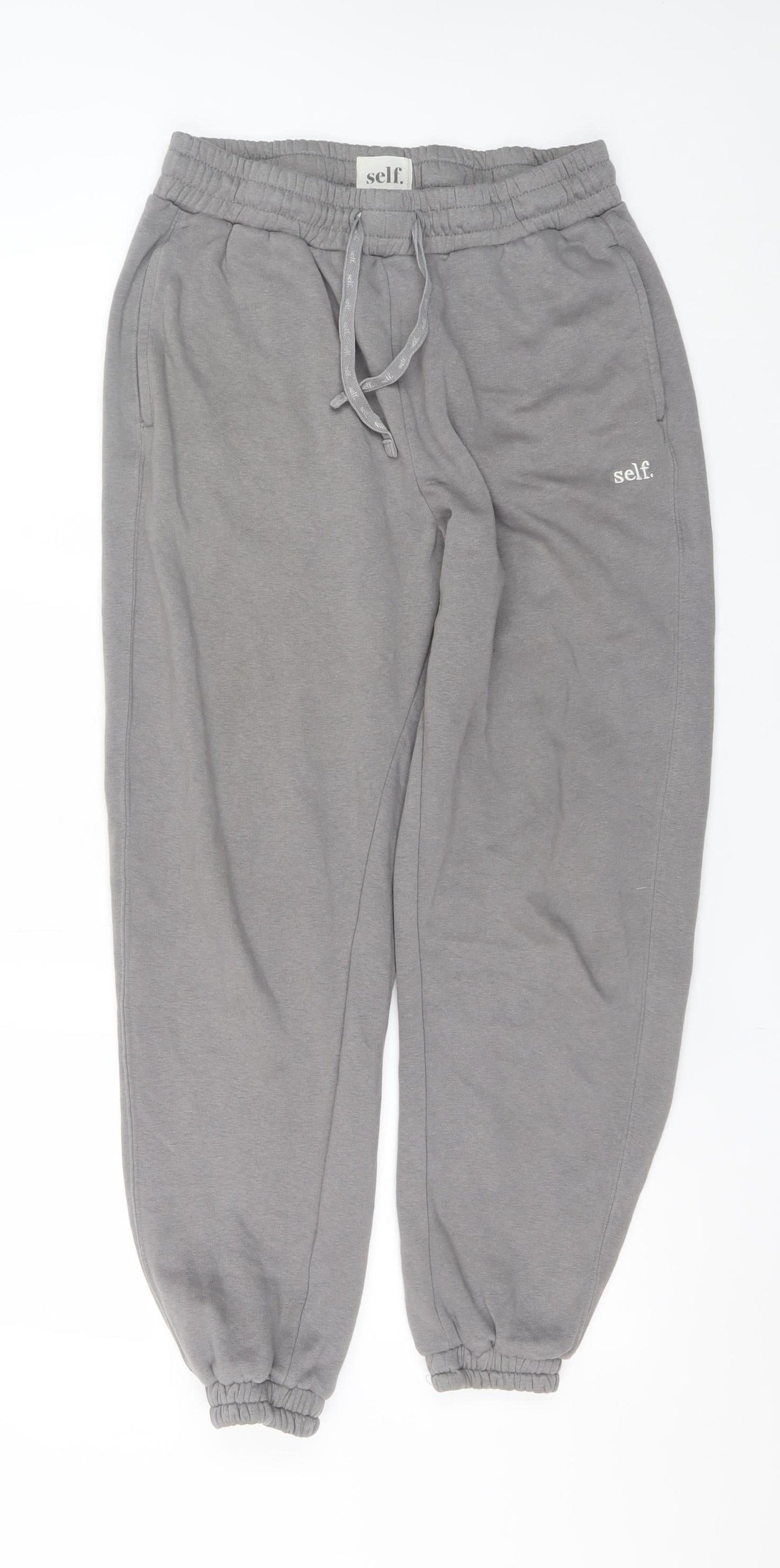 Mens UK Size S NEXT Regular Fit Jogger Grey Trousers