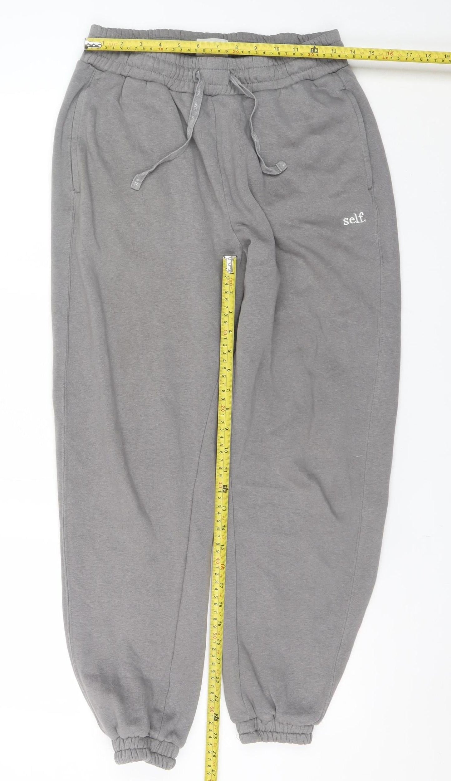 Mens UK Size S NEXT Regular Fit Jogger Grey Trousers