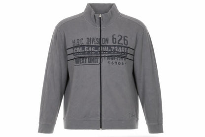 Mens UK Size 2XL Easy Grey Full Zip Sweatshirt