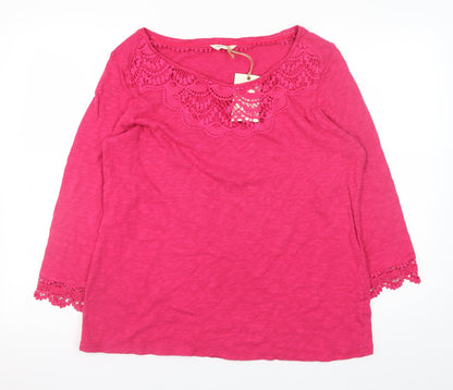 Womens UK Size 16 Marks and Spencer Pink Tunic Blouse