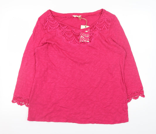 Womens UK Size 16 Marks and Spencer Pink Tunic Blouse