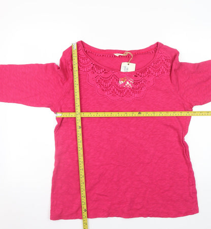 Womens UK Size 16 Marks and Spencer Pink Tunic Blouse