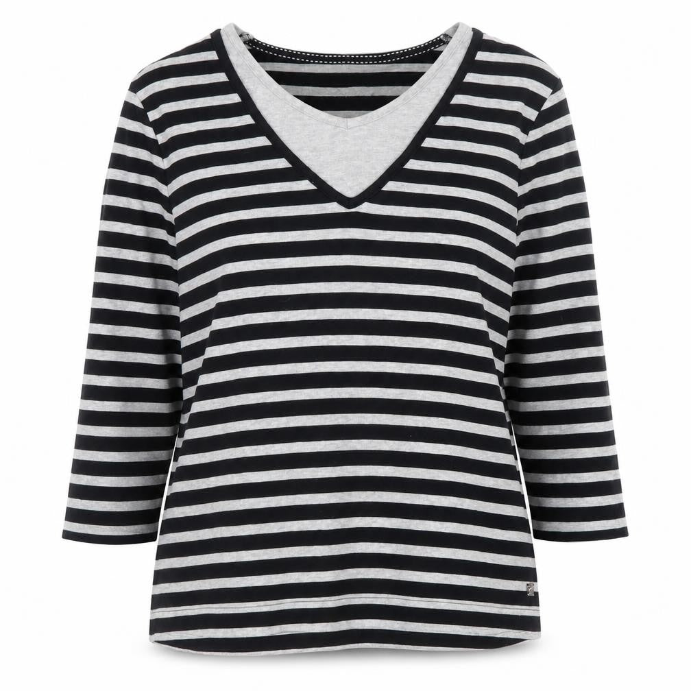Womens UK Size 14 DASH Black Basic T-Shirt