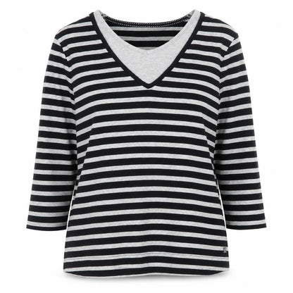 Womens UK Size 14 DASH Black Basic T-Shirt