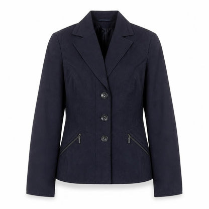 Artigiano Women's Blue Size 12 Blazer Jacket Classic Smart Lined