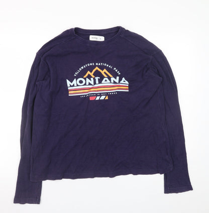 Mens UK Size M REDTAG Blue Pullover Jumper