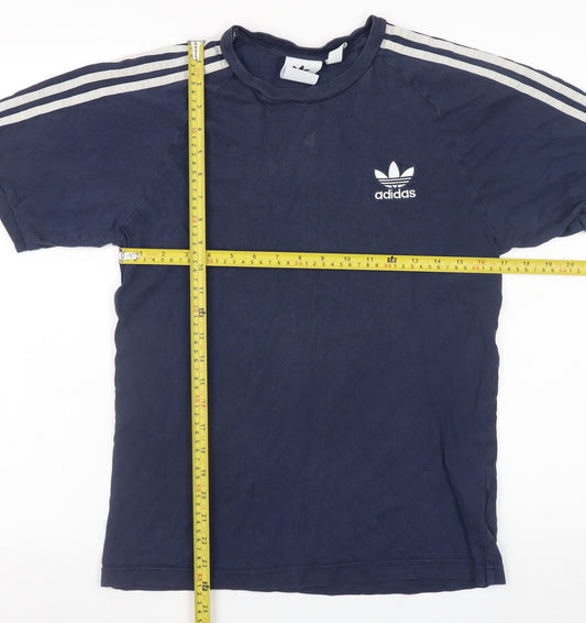 Mens UK Size S adidas Blue  T-Shirt