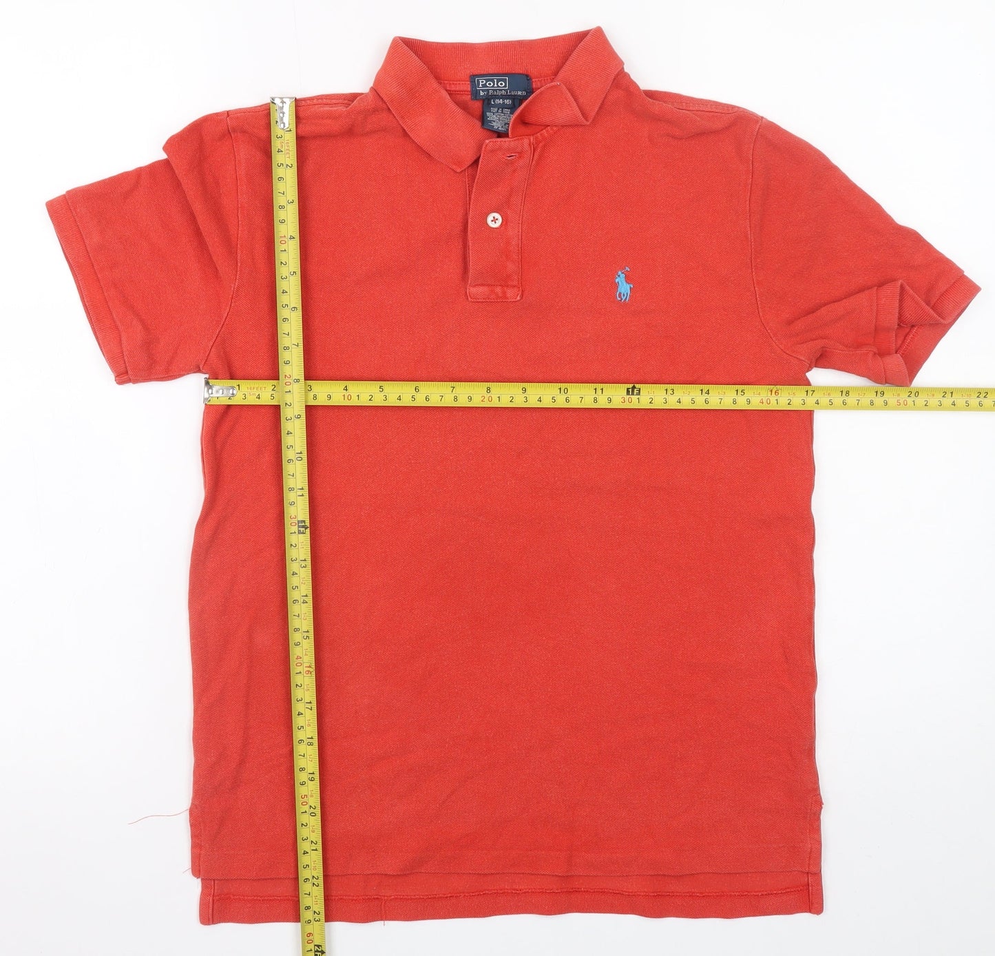 Teens UK Size L Ralph Lauren 100% Cotton Polo Shirt