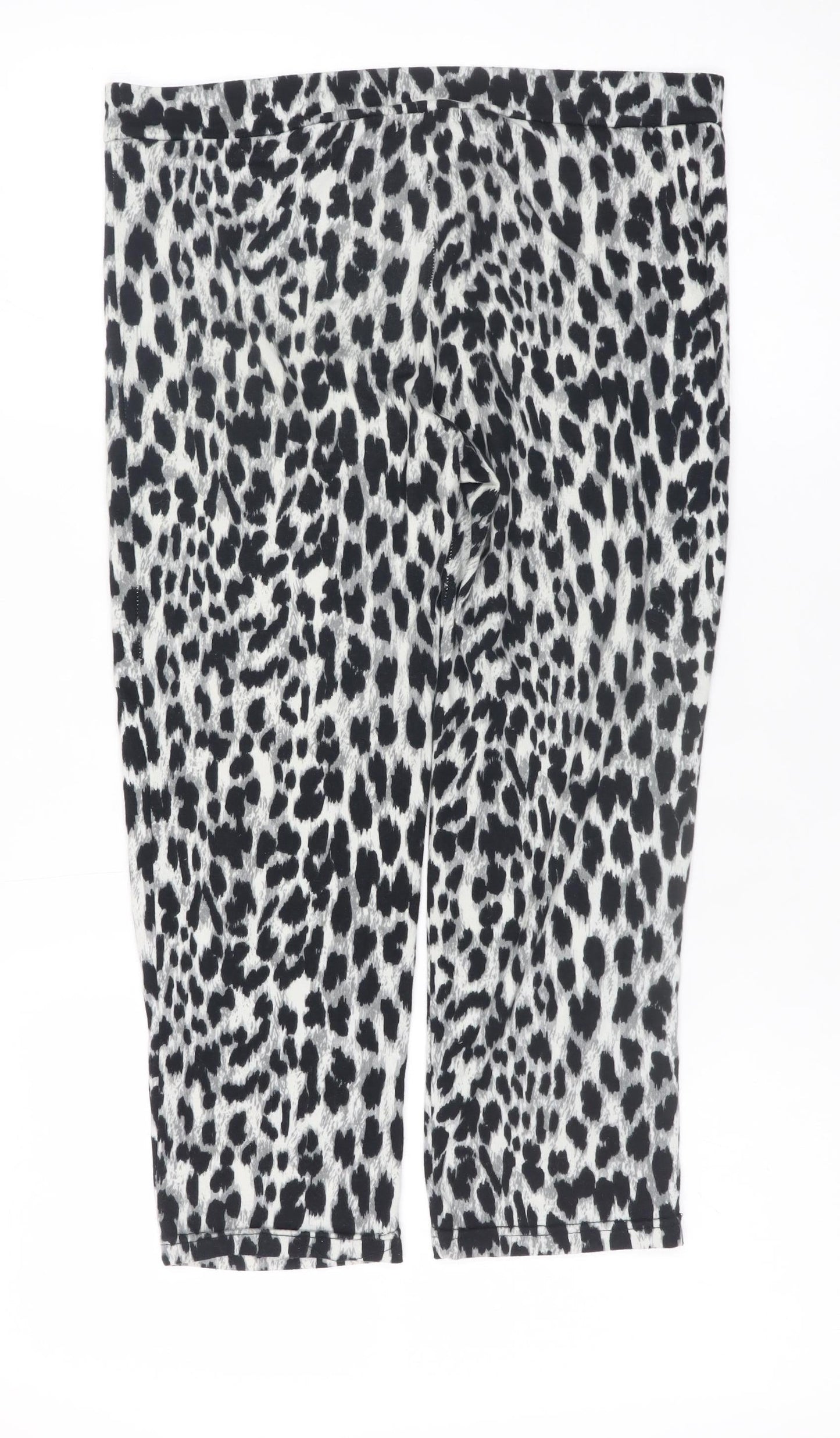 Womens UK Size L Poof!  Capri Multicoloured Leggings