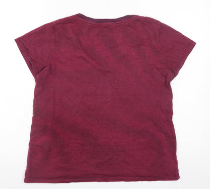 Womens UK Size M Levi's Red Basic T-Shirt