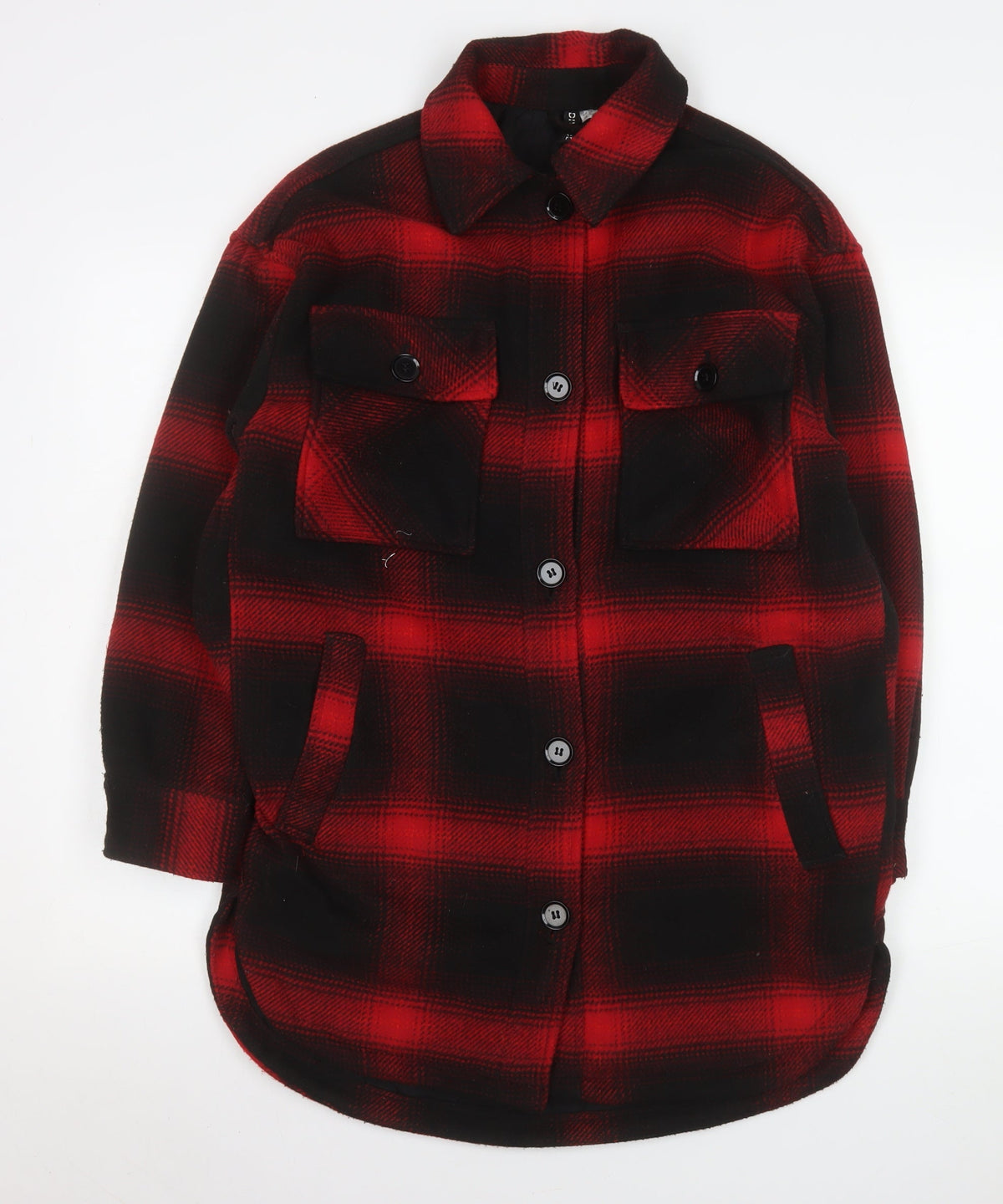 Mens UK Size XS H&M Red Shirt Jacket