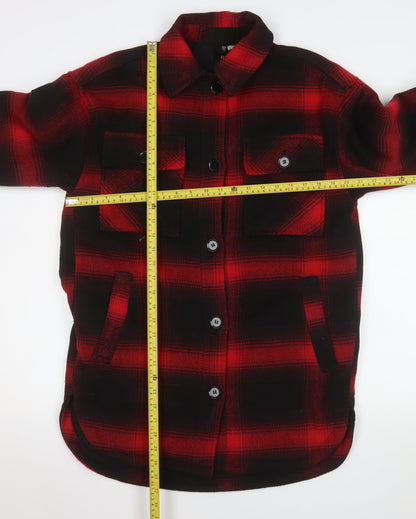 Mens UK Size XS H&M Red Shirt Jacket
