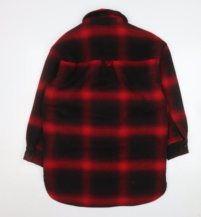 Mens UK Size XS H&M Red Shirt Jacket