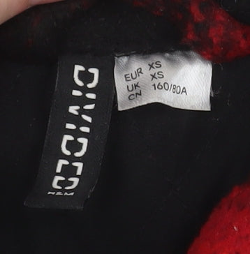 Mens UK Size XS H&M Red Shirt Jacket