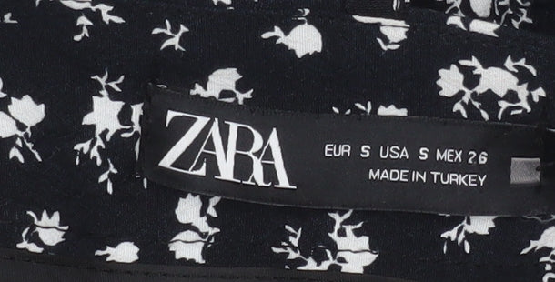 Womens UK Size S Zara Wrap Chiffon Skirt