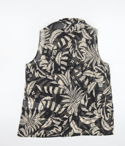 Womens UK Size 8 Morgan Black Tunic Blouse