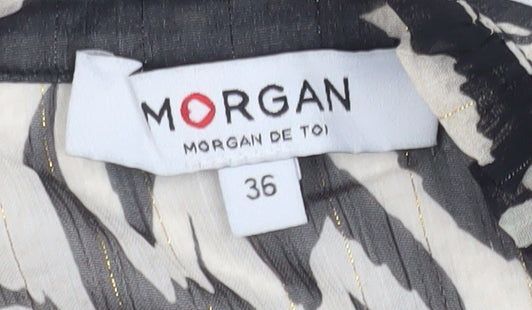 Womens UK Size 8 Morgan Black Tunic Blouse