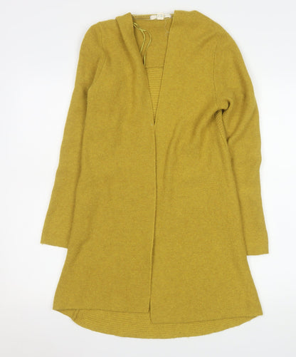 Womens UK Size 6 White Stuff Yellow Cardigan Jumper
