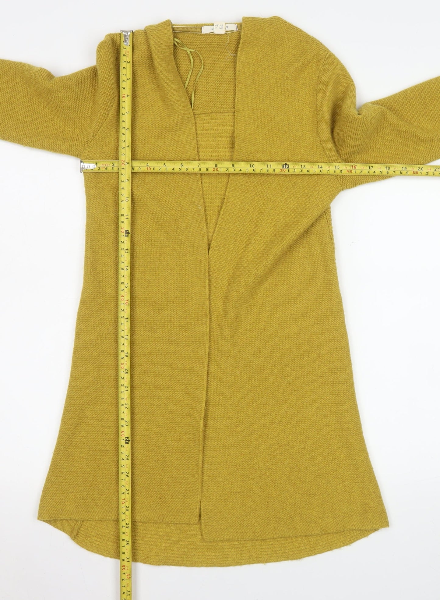 Womens UK Size 6 White Stuff Yellow Cardigan Jumper
