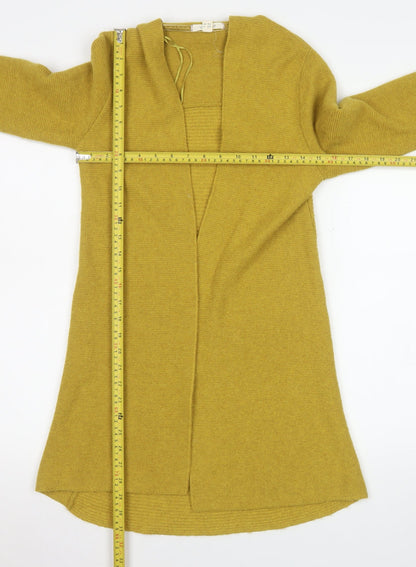 Womens UK Size 6 White Stuff Yellow Cardigan Jumper