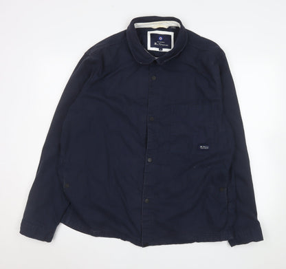 Mens UK Size 2XL Ben Sherman Blue Basic Jacket