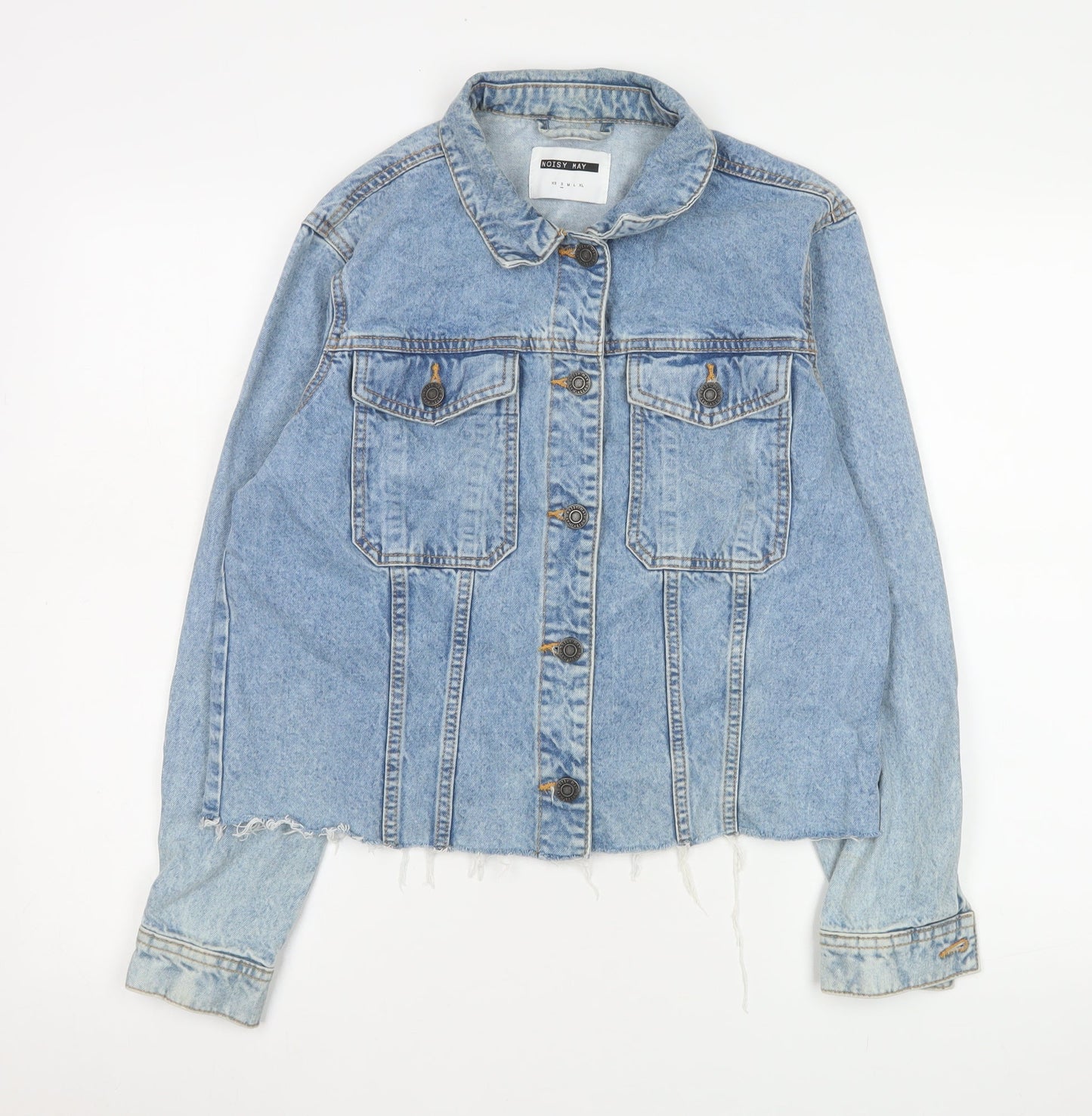 Womens UK Size M Noisy may Blue Basic Jacket