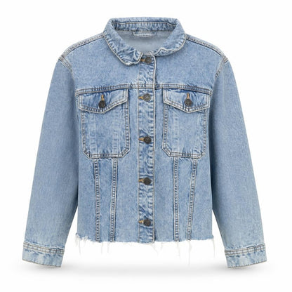 Womens UK Size M Noisy may Blue Basic Jacket