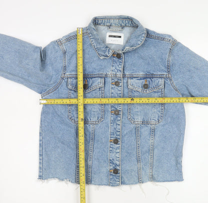 Womens UK Size M Noisy may Blue Basic Jacket