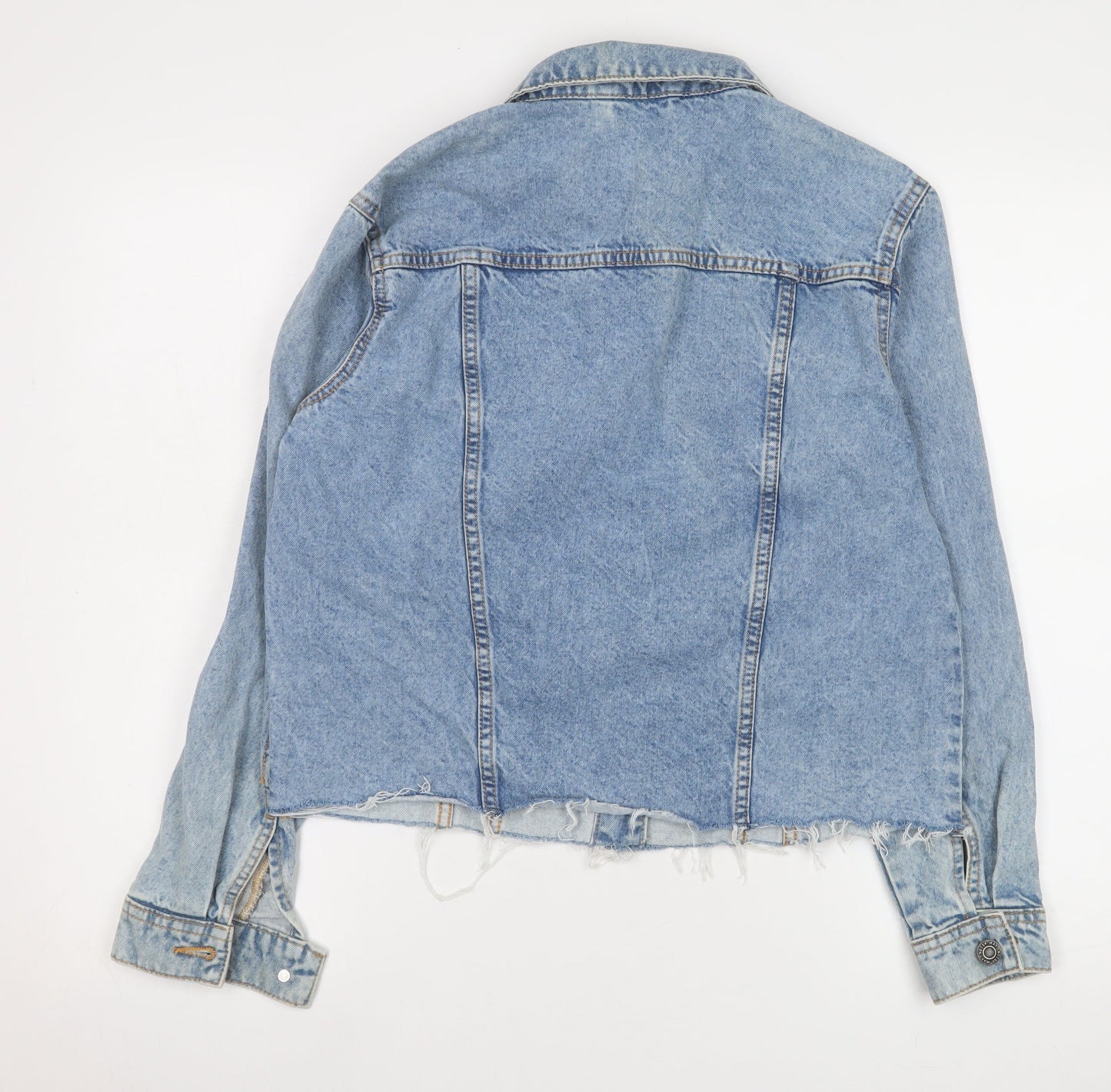 Womens UK Size M Noisy may Blue Basic Jacket