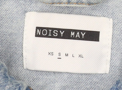 Womens UK Size M Noisy may Blue Basic Jacket