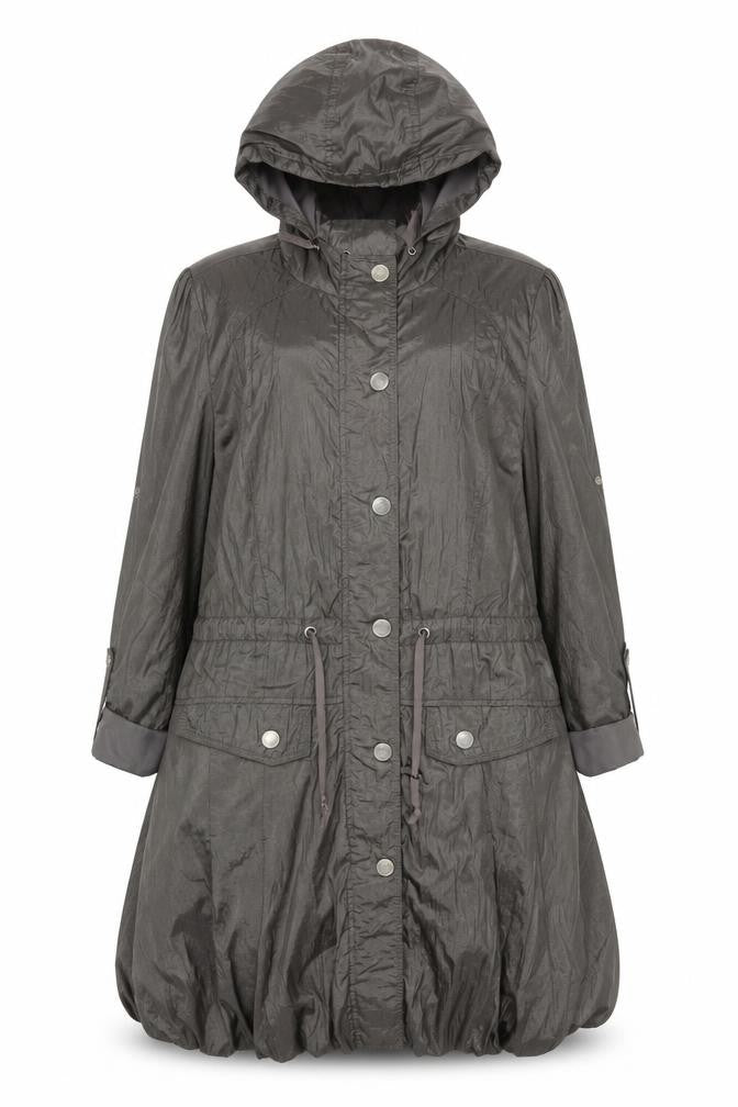 Womens UK Size 12 Denim Co Grey Parka Coat