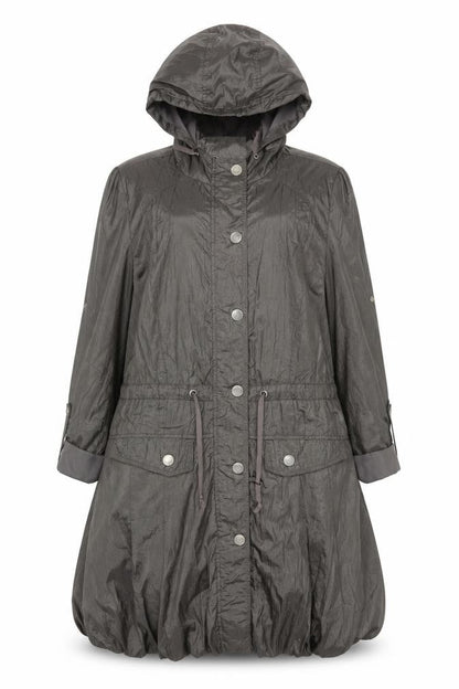 Womens UK Size 12 Denim Co Grey Parka Coat