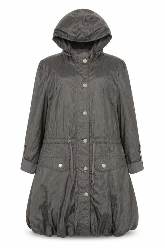 Womens UK Size 12 Denim Co Grey Parka Coat