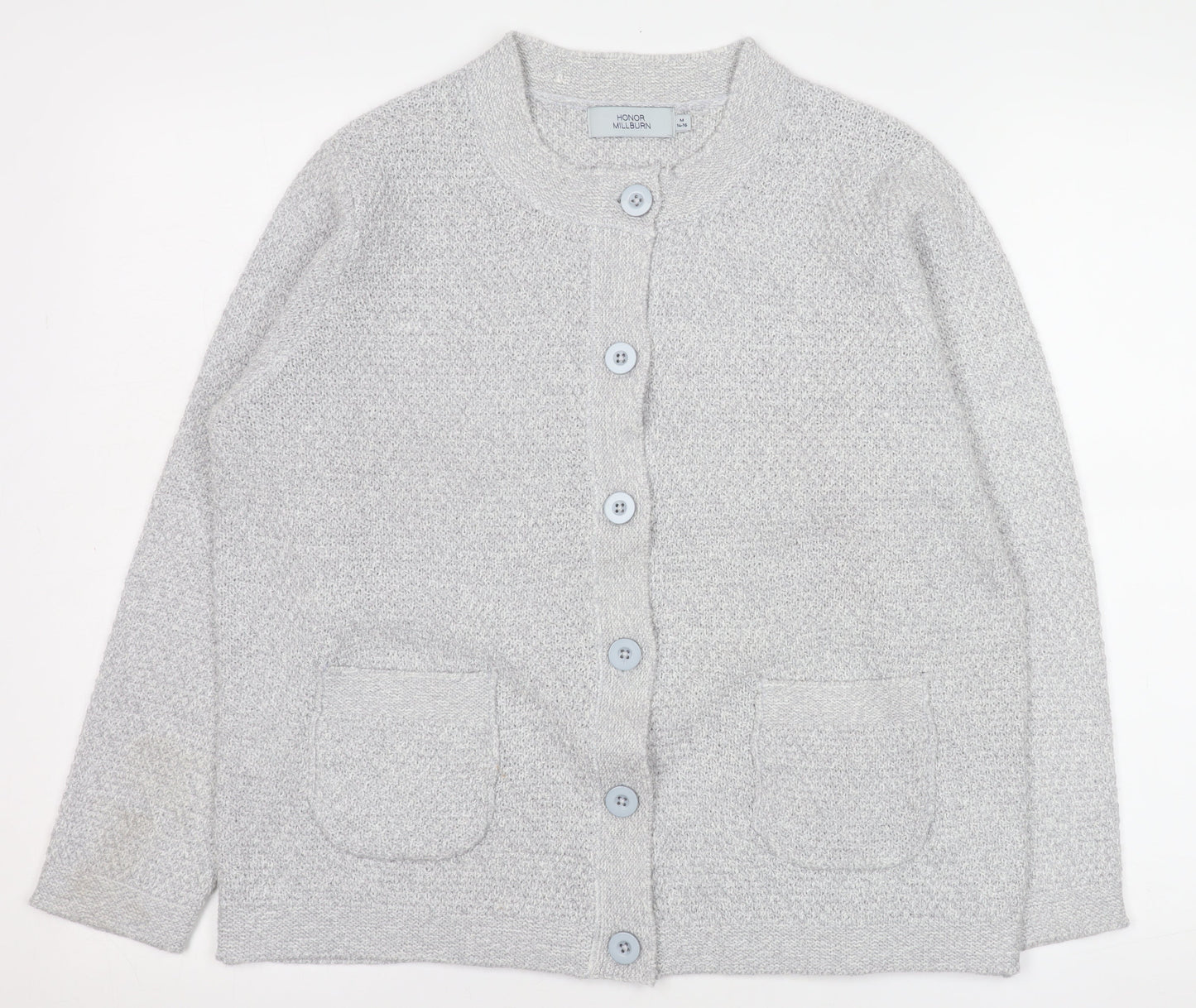 Womens UK Size 14-16 Honor Millburn Grey Cardigan Jumper