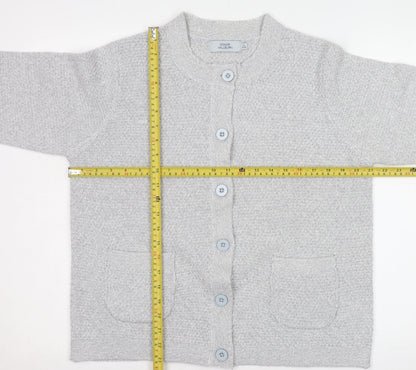 Womens UK Size 14-16 Honor Millburn Grey Cardigan Jumper
