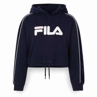 Womens UK Size 12 FILA Blue Pullover Hoodie