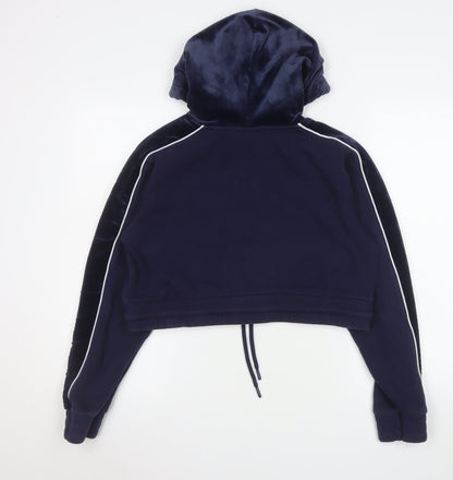 Womens UK Size 12 FILA Blue Pullover Hoodie